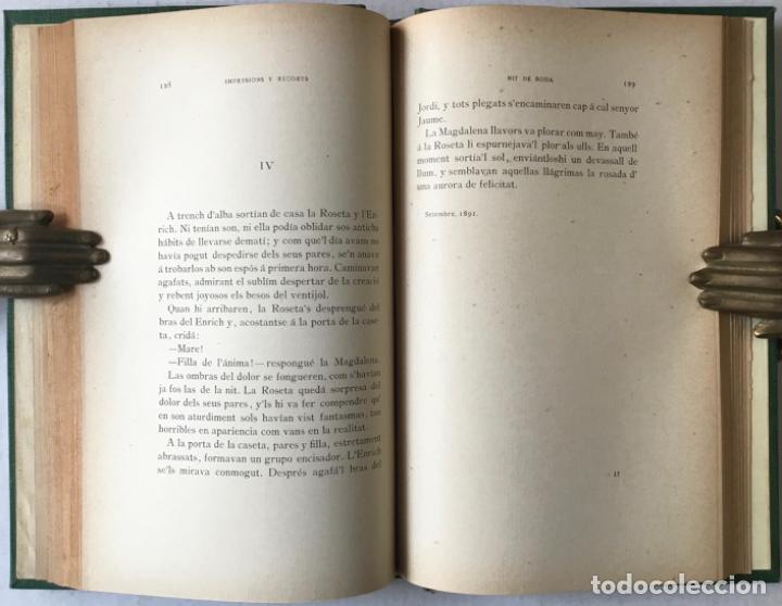 Libros antiguos: IMPRESIONS Y RECORTS. - V&Iacute;A, Llu&iacute;s. - Foto 5