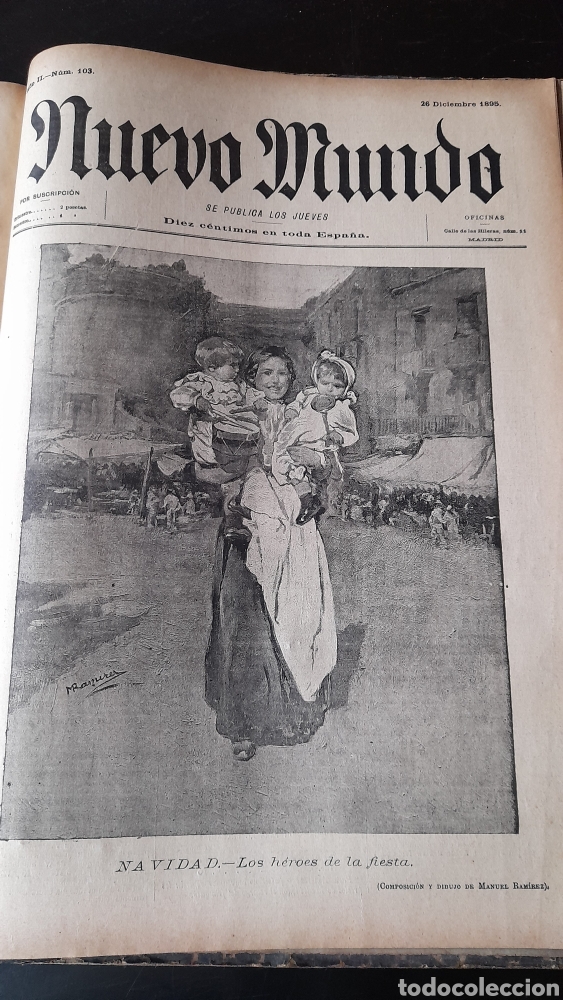 Libros antiguos: Nuevo Mundo a&ntilde;o 1895 - Foto 1