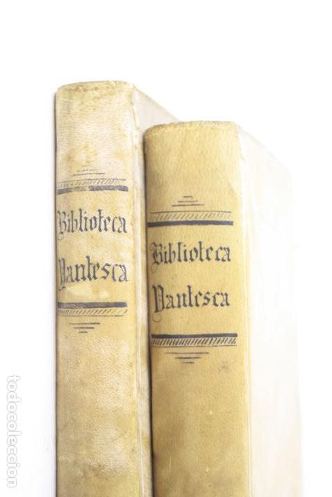 Libros antiguos: BIBLIOTECA DANTESCA, 2 VOL. 14x21 cm. - Foto 2