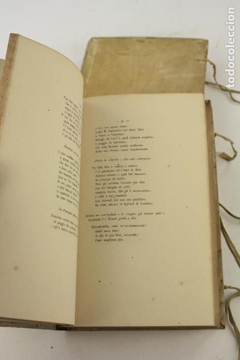 Libros antiguos: BIBLIOTECA DANTESCA, 2 VOL. 14x21 cm. - Foto 4