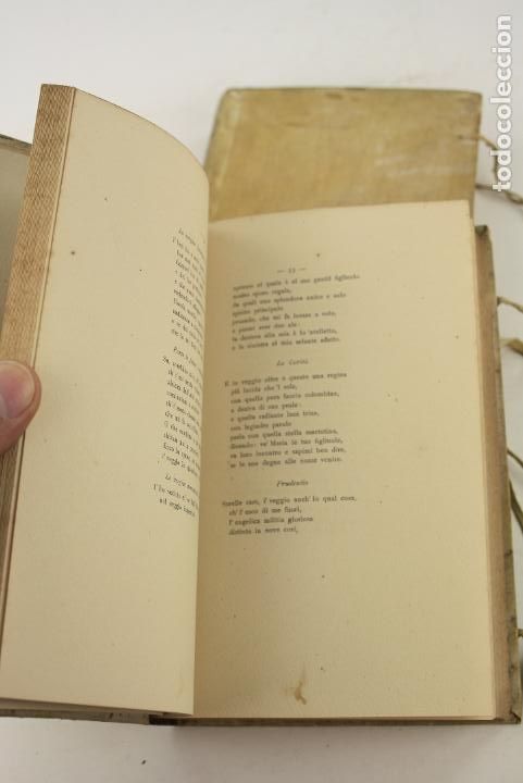 Libros antiguos: BIBLIOTECA DANTESCA, 2 VOL. 14x21 cm. - Foto 5