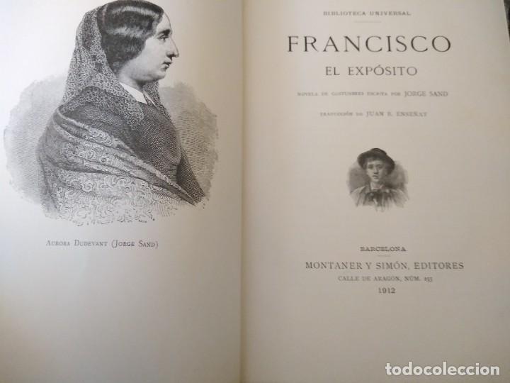 Libros antiguos: Jorge Sand. Francisco el Exp&oacute;sito - Foto 3