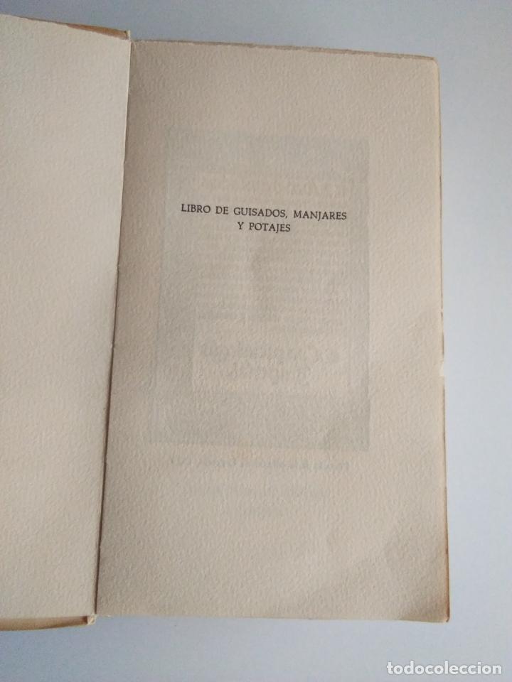 Libros antiguos: LIBRO DE GUISADOS, MANJARES Y POTAJES - Foto 2