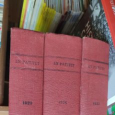 Libros antiguos: PATUFET TOMOS ORIGINALES 1923-1926-1933. MOLT BON ESTAT. SOLTS TAMBÉ.. Lote 247320435