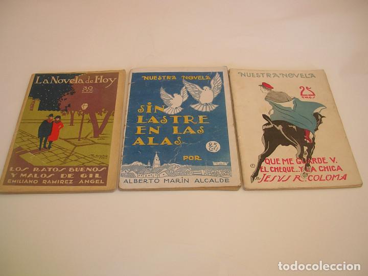 Libros antiguos: LOTE NUESTRA NOVELA - Foto 1