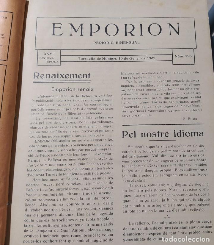 Libros antiguos: Emporion - Foto 1