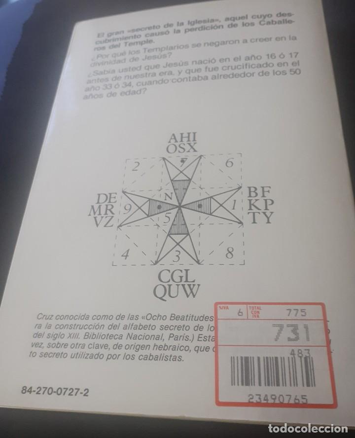 Libros antiguos: Libro Jesus o el secreto mortal de los Templarios - Foto 5