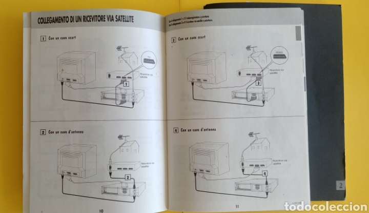 Libros antiguos: Dis manuales instrucciones video VHS Thomson - Foto 3