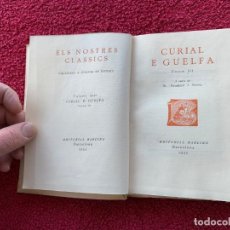 Libros antiguos: ÚNIC.1933. CURIAL E GUELFA. VOLUM III. R. ARAMON I SERRA. PAPER DE FIL, NÚMERO 10/100 EDIT. BARCINO. Lote 247717440