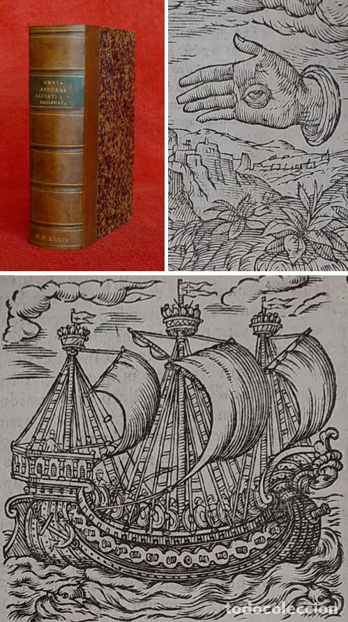 Libros antiguos: AÑO 1589 - EL LIBRO DE EMBLEMAS MÁS FAMOSO DEL MUNDO: EL EMBLEMATA DE ALCIATO - 213 GRABADOS. Lote 247813935