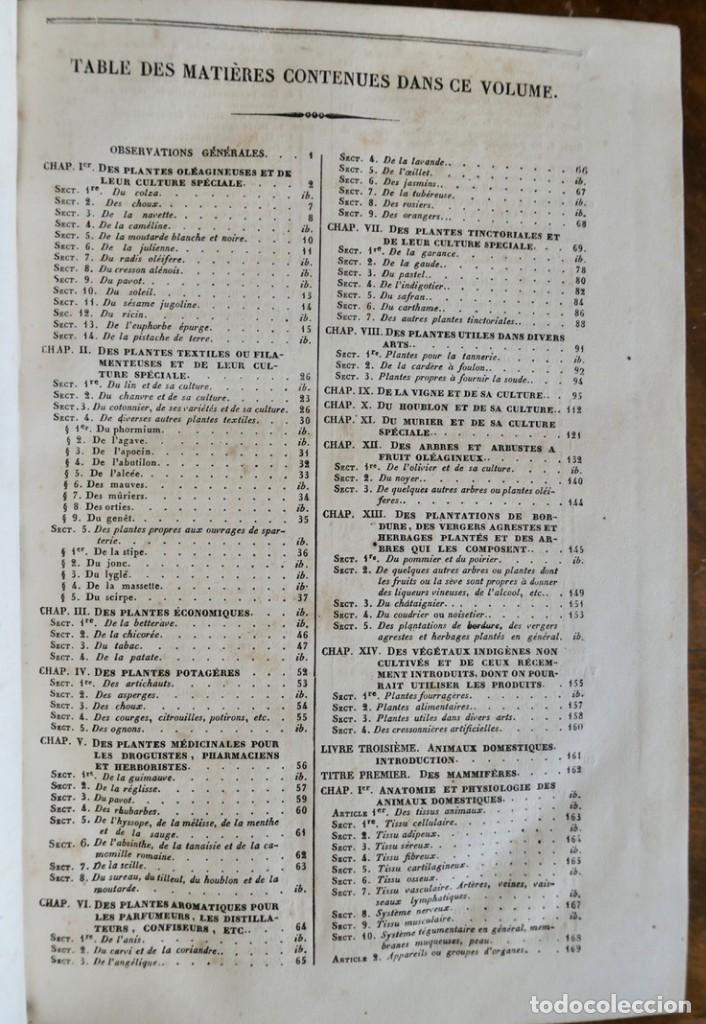 Libros antiguos: MAISON RUSTIQUE DU XIX SIECLE -ALXANDRE BIXO -1844 TOME SECOND - Foto 3