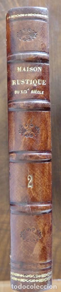 Libros antiguos: MAISON RUSTIQUE DU XIX SIECLE -ALXANDRE BIXO -1844 TOME SECOND - Foto 14