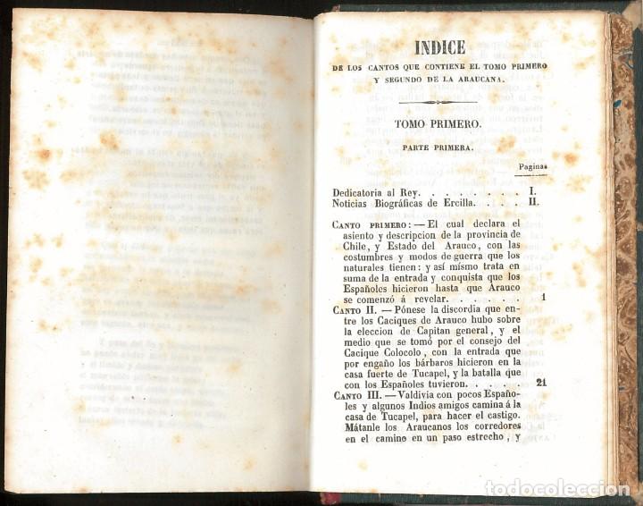 Libros antiguos: LA ARAUCANA - ERCILLA y Z&Uacute;&Ntilde;IGA, Alonso de - Foto 7