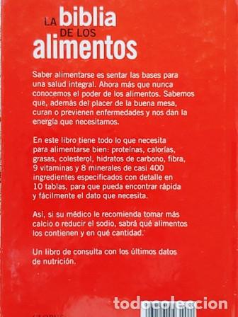 Libros antiguos: ANTIG&Uuml;O LIBRO - LA BIBLIA DE LOS ALIMENTOS - Foto 4