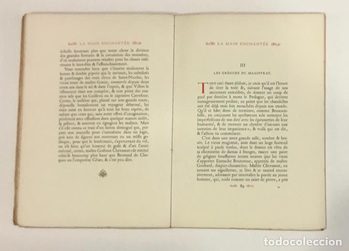 Libros antiguos: SYLVIE. LA MAIN ENCHANT&Eacute;E. NERVAL, G&eacute;rard de. 1924. - Foto 5