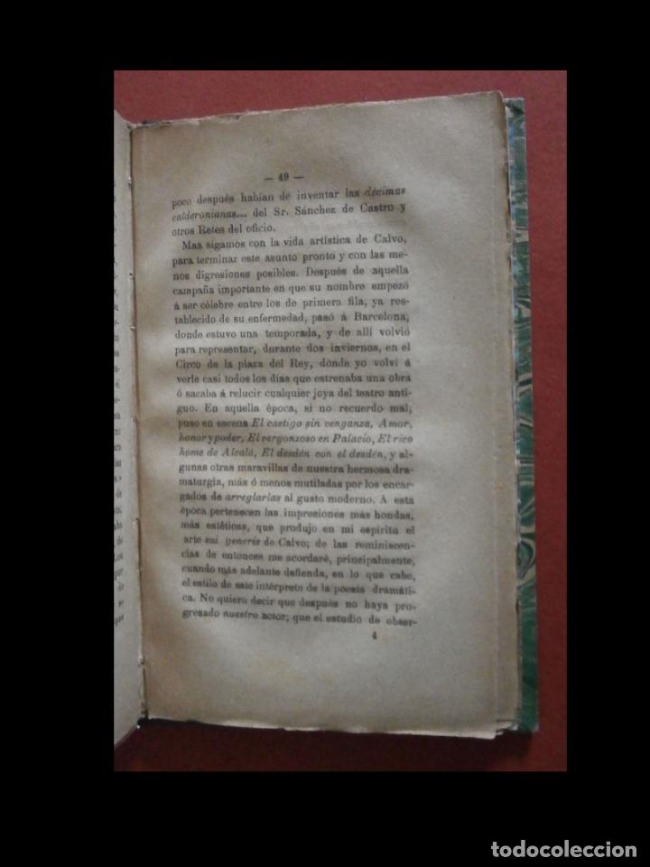 Libros antiguos: Rafael Calvo y el teatro espa&ntilde;ol. Clarin - Foto 2