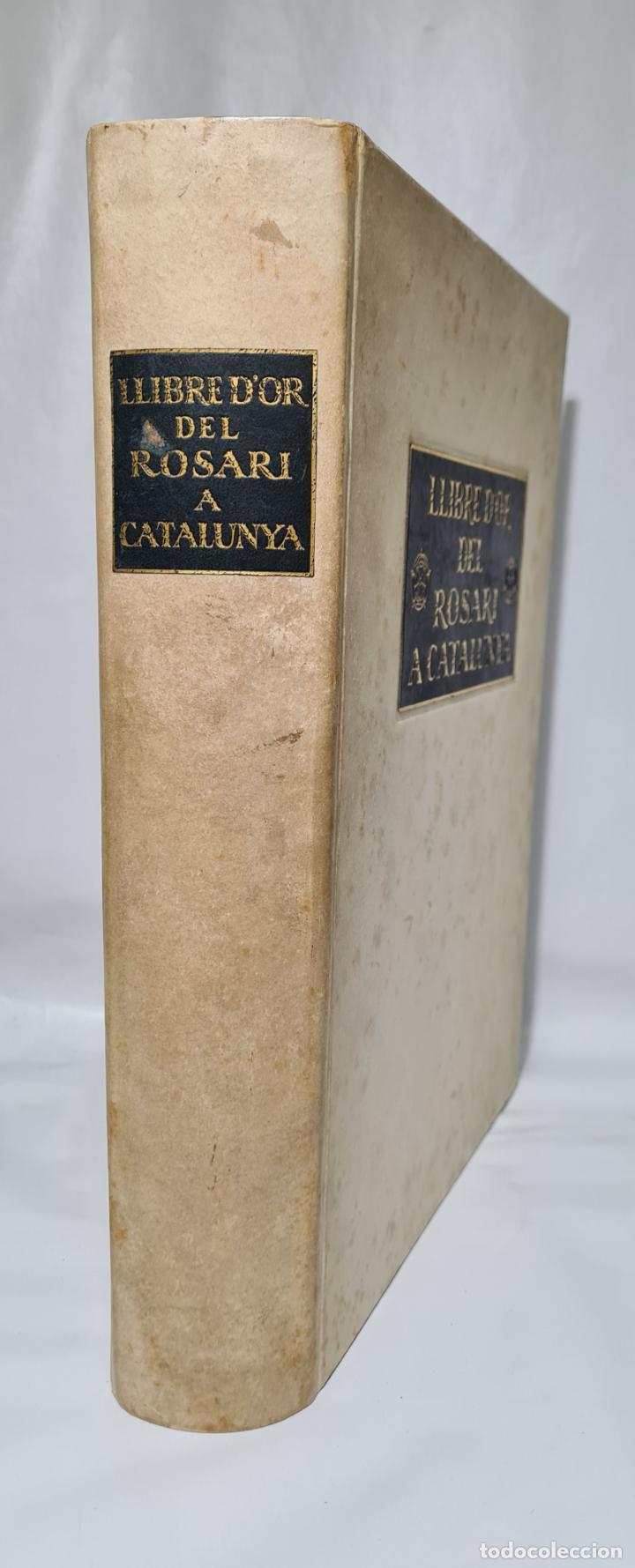 Libros antiguos: LIBRO EL LLIBRE DOR DEL ROSARI A CATALUNYA - Foto 2