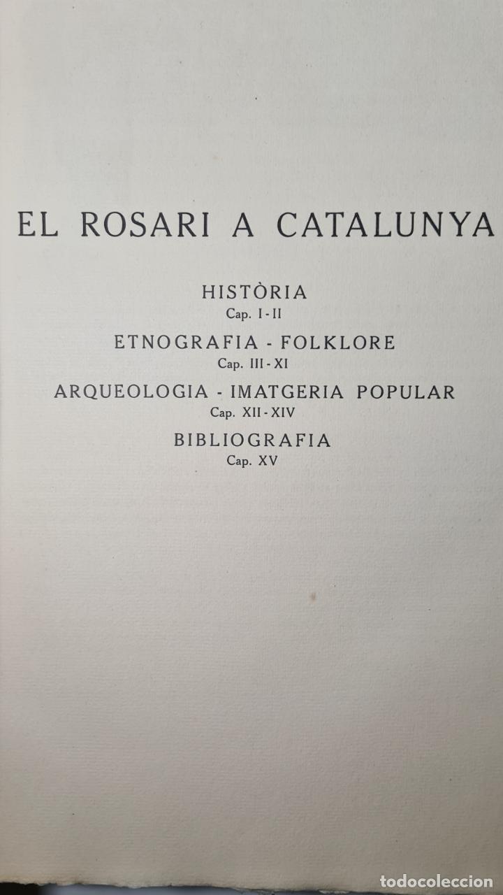 Libros antiguos: LIBRO EL LLIBRE DOR DEL ROSARI A CATALUNYA - Foto 7