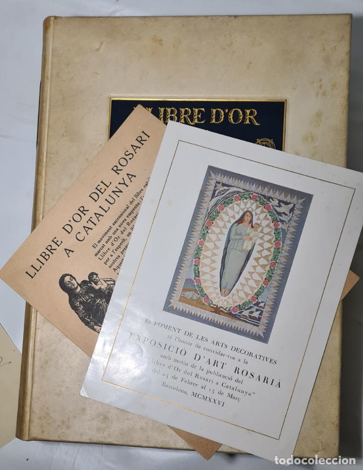 Libros antiguos: LIBRO EL LLIBRE DOR DEL ROSARI A CATALUNYA - Foto 21