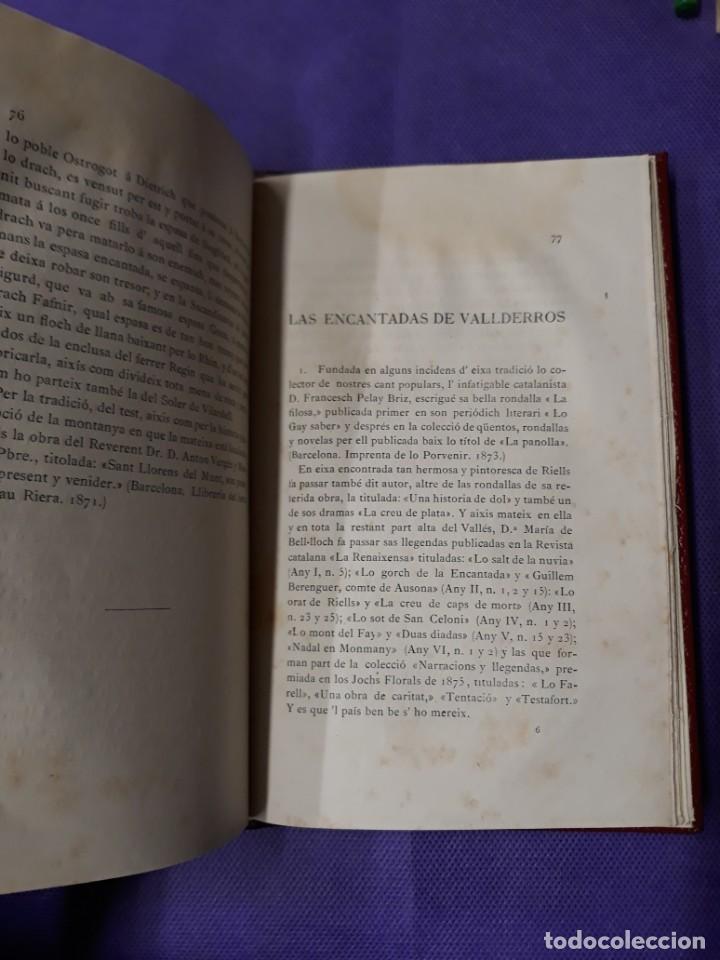 Libros antiguos: MASPONS Y LABR&Oacute;S, FRANCISCO. TRADICIONS DEL VALL&Eacute;S. - Foto 6