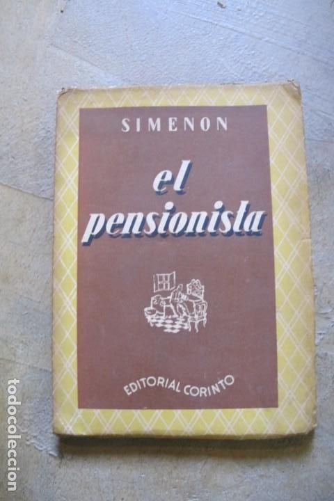 Libros antiguos: EL PENSIONISTA. SIMENON. EDITORIAL CORINTO - Foto 1