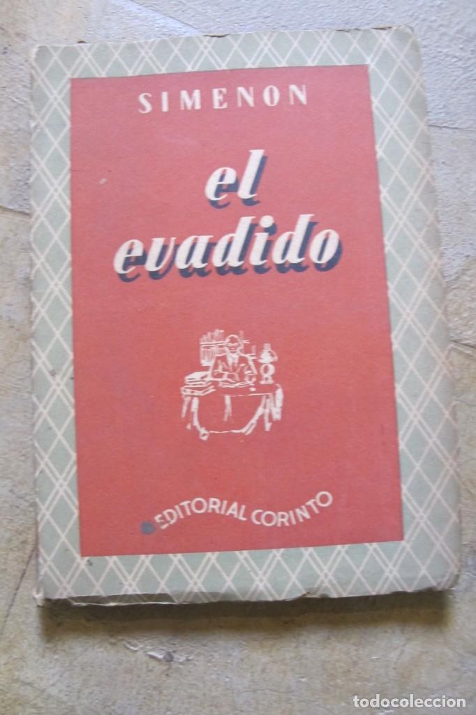 Libros antiguos: EL EVADIDO SIMENON. EDITORIAL CORINTO - Foto 1