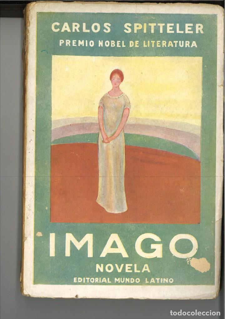 Libros antiguos: IMAGO. NOVELA. Carlos Spitteler - Foto 1