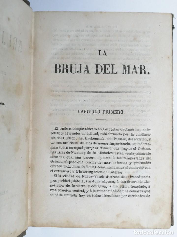 Libros antiguos: FENIMORE COOPER. LA BRUJA DEL MAR. 1859. - Foto 3