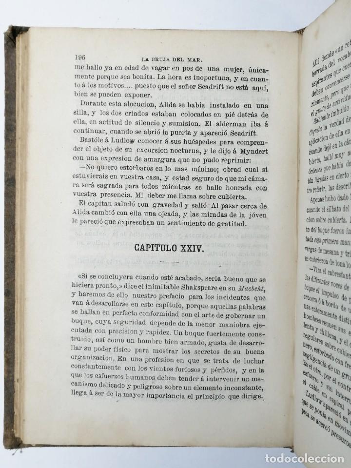 Libros antiguos: FENIMORE COOPER. LA BRUJA DEL MAR. 1859. - Foto 4