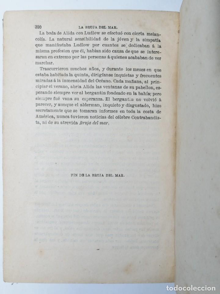 Libros antiguos: FENIMORE COOPER. LA BRUJA DEL MAR. 1859. - Foto 5