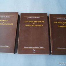 Libros antiguos: PROPUESTA DE GRAMATICA FUNCIONAL. FUNCIONES, CATEGORIAS Y TRANSPOSICIÓN. CUESTIONES MARGINADAS.