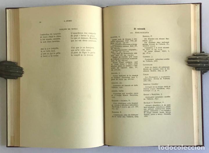 Libros antiguos: CONTRIBUCI&Oacute; A UNA DIALECTOLOG&Iacute;A CATALANA. - GRIERA, A. - Foto 3