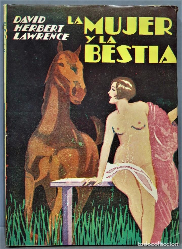 Libros antiguos: 1993.- LA MUJER Y LA BESTIA. LAWRENCE - Foto 1