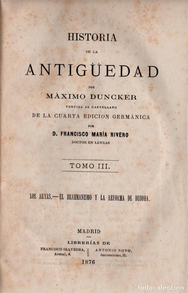 Libros antiguos: Historia de la Antig&uuml;edad - Foto 3