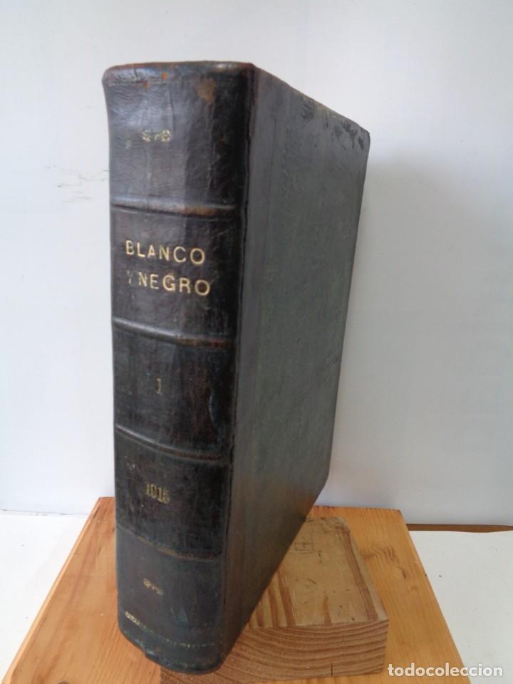 Libros antiguos: &iexcl;&iexcl; BLANCO Y NEGRO, A&Ntilde;O 1915. ENCUADERNADO. !! - Foto 6