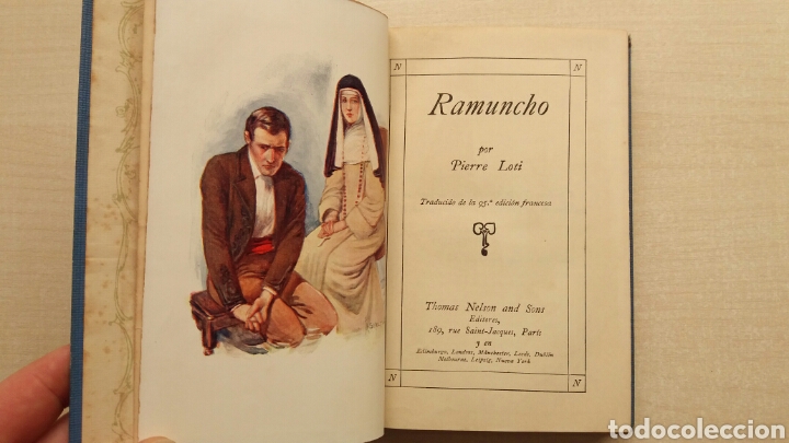 Libros antiguos: Ramuncho. Pierre Loti. Thomas Nelson and Sons, 1896. - Foto 7