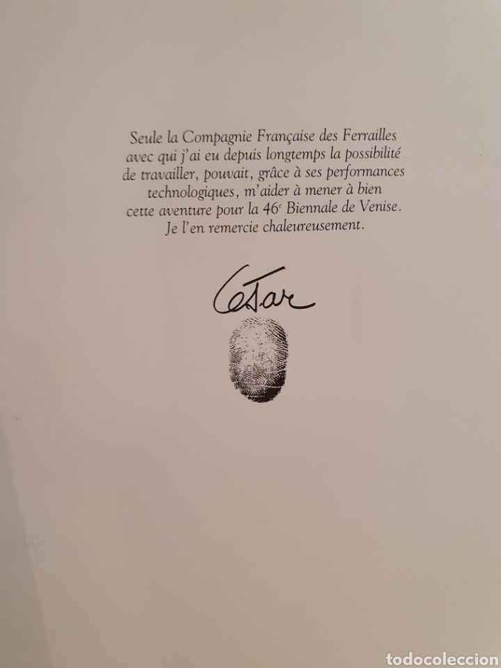 Libros antiguos: CESAR A VENISE. PHILIPPE SOLLERS. EDITIONS DU REGARD. PARIS 1995. - Foto 6