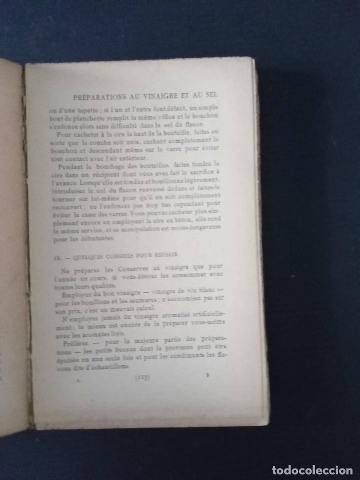 Libros antiguos: Les conserves &agrave; la Maison. - Foto 5