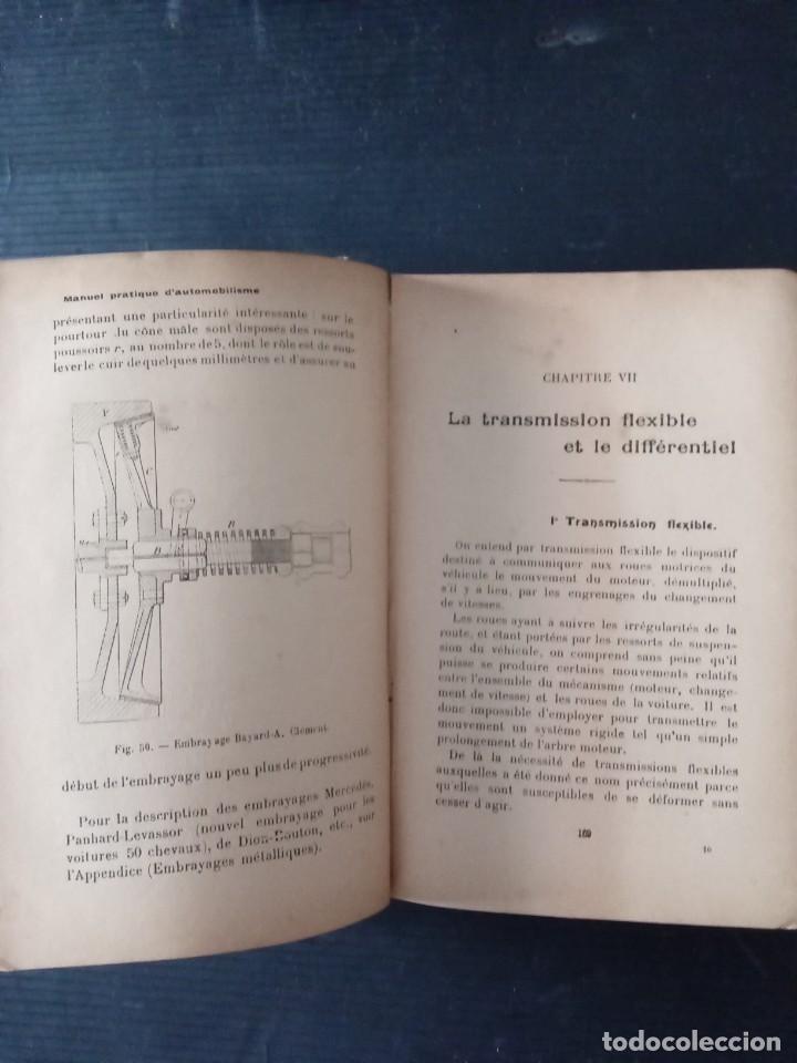 Libros antiguos: Manuel Pratique d  Automobilisme. - Foto 5