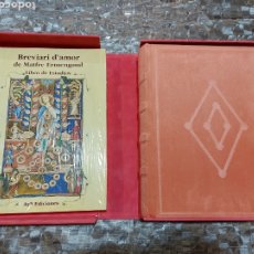 Libros antiguos: BREVIARI D’AMOR DE MATFRE ERMENGAUD AYN EDICIONES.. Lote 253118355