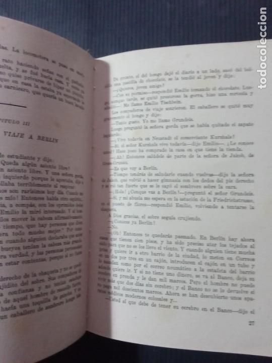 Libros antiguos: EMILIO Y LOS DETECTIVES . - Foto 3