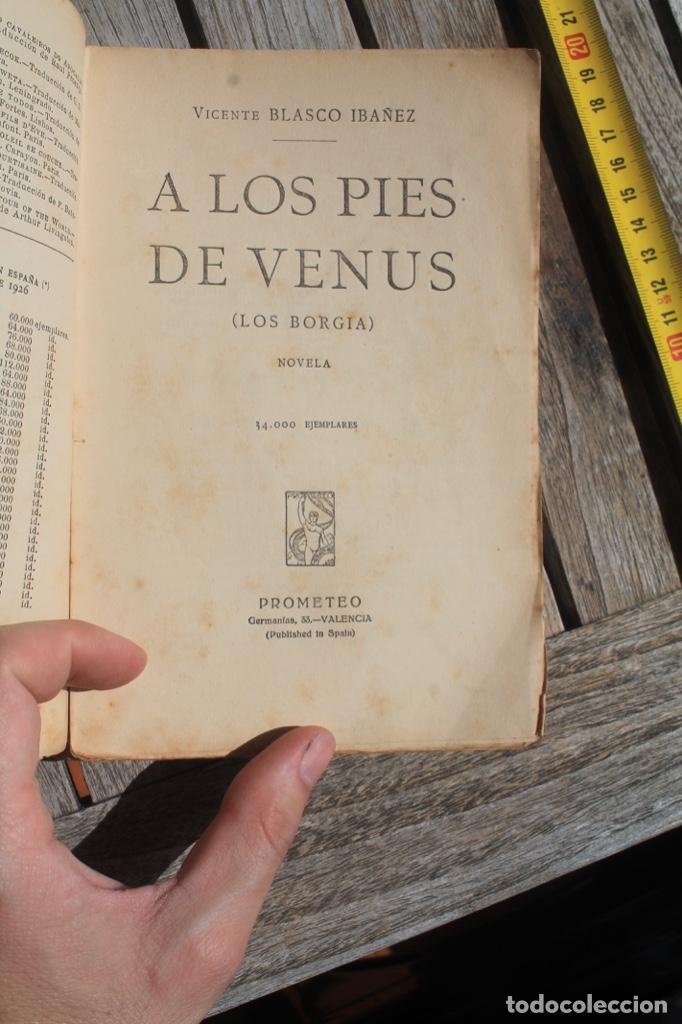 Libros antiguos: blasco iba&ntilde;ez, los pies de venus - Foto 2
