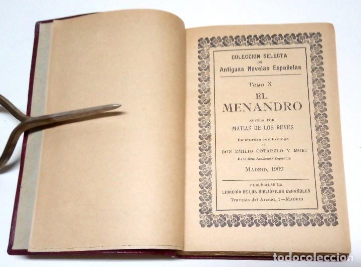 Libros antiguos: REYES, Mat&iacute;as de los. El Menandro. Novela. 1909. - Foto 1