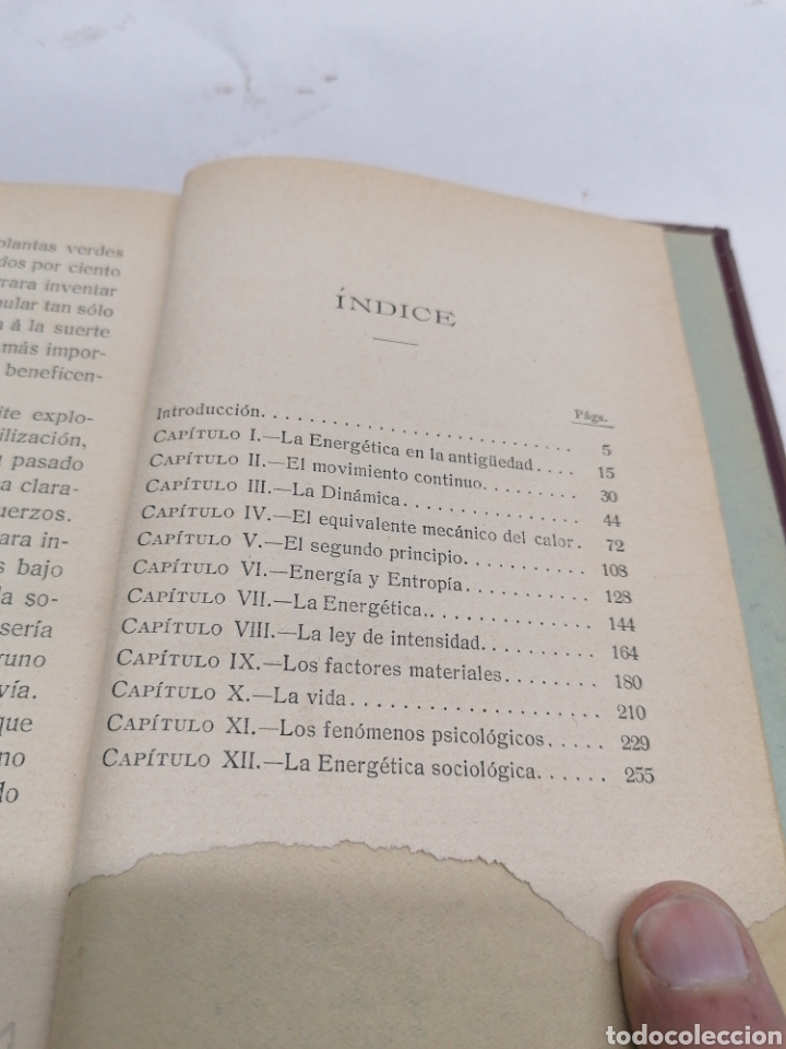 Libros antiguos: La energ&iacute;a 1911 - Foto 5