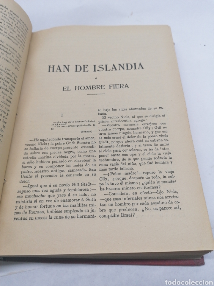 Libros antiguos: Han de Islandia - Foto 3