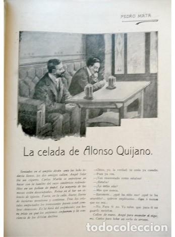 Libros antiguos: MATA DOM&Iacute;NGUEZ, Pedro. La celada de Alonso Quijano. 1909. - Foto 2