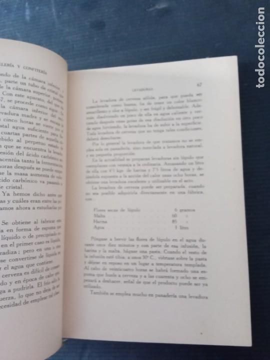Libros antiguos: Panader&iacute;a Pasteler&iacute;a y Confiter&iacute;a.M.Vidal. - Foto 4