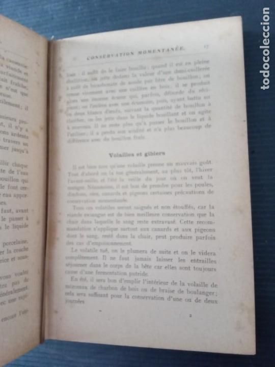 Libros antiguos: Conserves, salaisons et confitures de m&eacute;nage. - SAVIGNY, G.B. - Foto 4