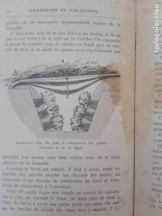 Libros antiguos: Conserves, salaisons et confitures de m&eacute;nage. - SAVIGNY, G.B. - Foto 5