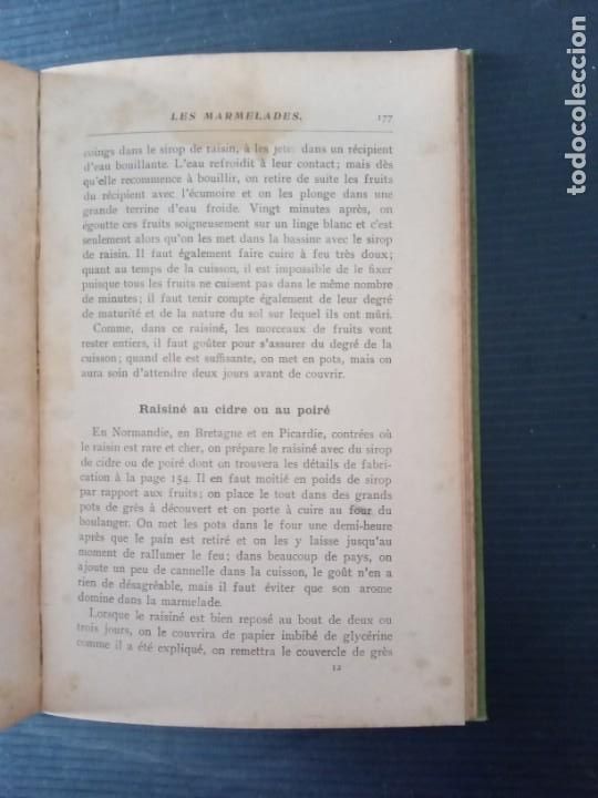 Libros antiguos: Conserves, salaisons et confitures de m&eacute;nage. - SAVIGNY, G.B. - Foto 8